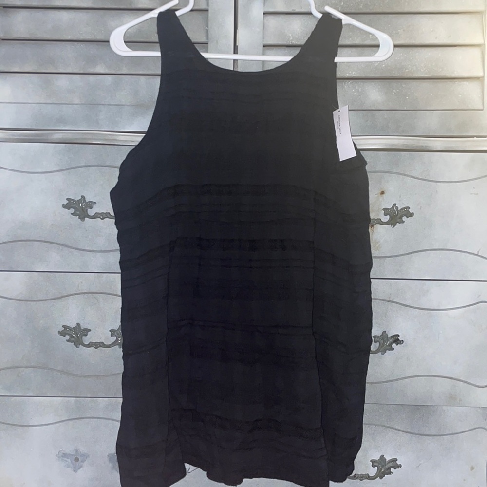 Dressy Black Summer Tank